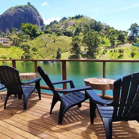Ecolodge Bahia Del Penon Guatapé Exterior foto