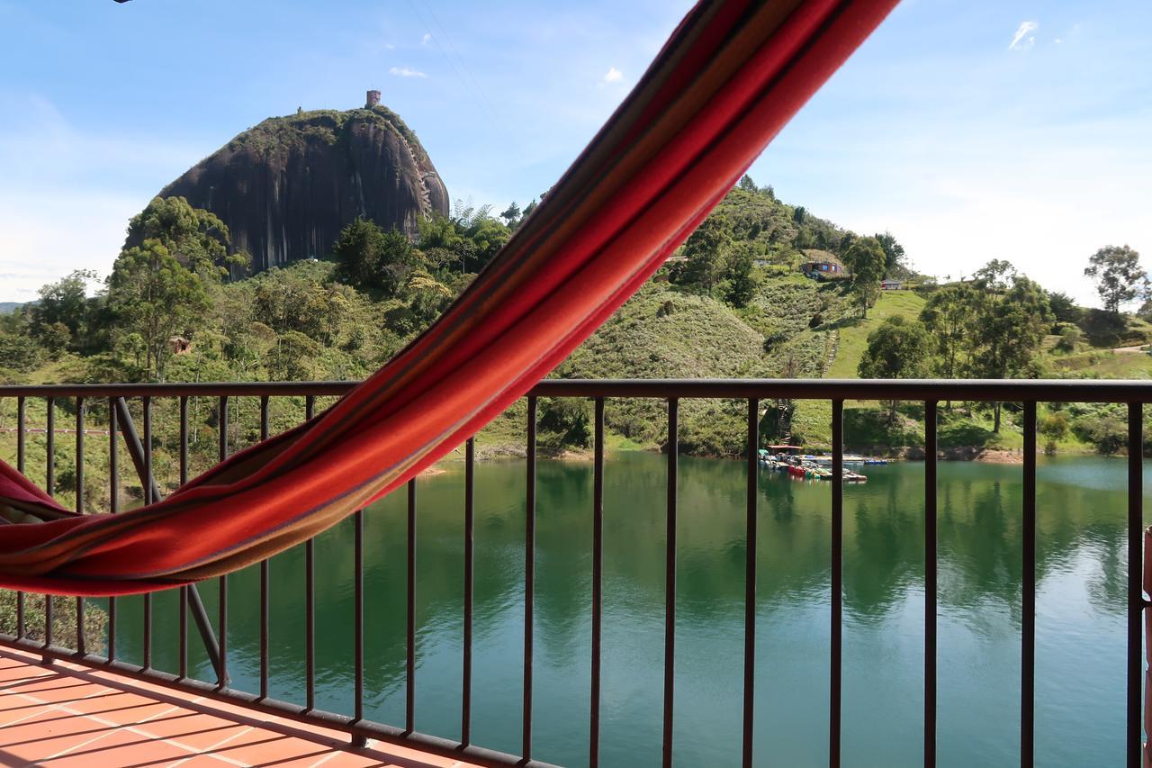 Ecolodge Bahia Del Penon Guatapé Exterior foto