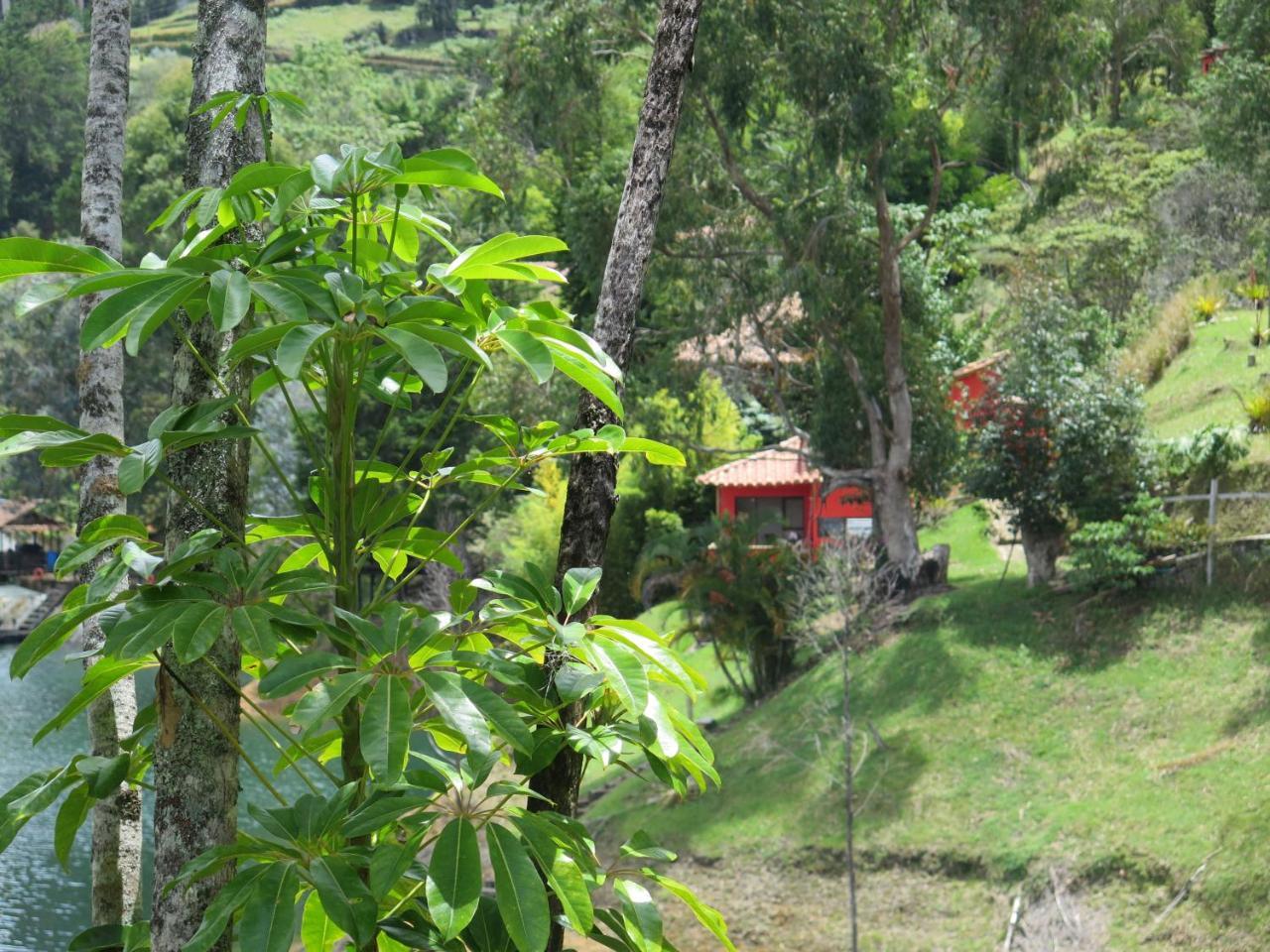 Ecolodge Bahia Del Penon Guatapé Exterior foto